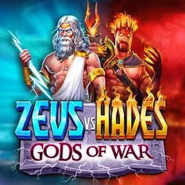 Zeus vs Hades: Gods of War online game logo by Pragmatic Play on casoolaacasino.de